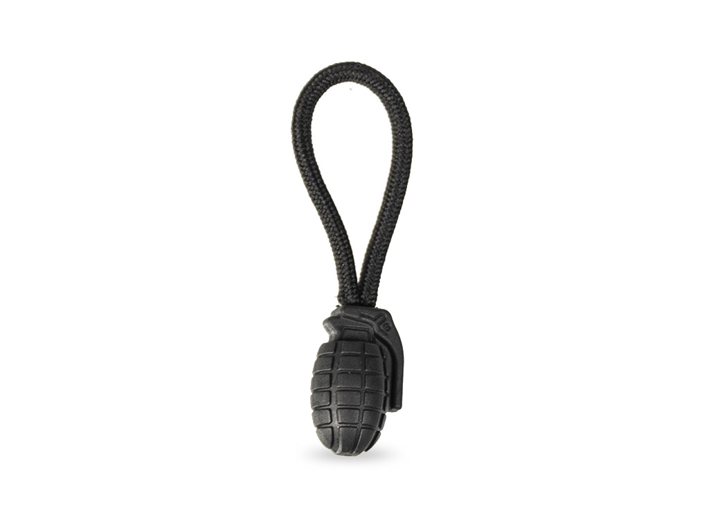 Reißverschlussanhänger Zipper Ring Puller Mil-Tec Pineapple schwarz 5 Stück