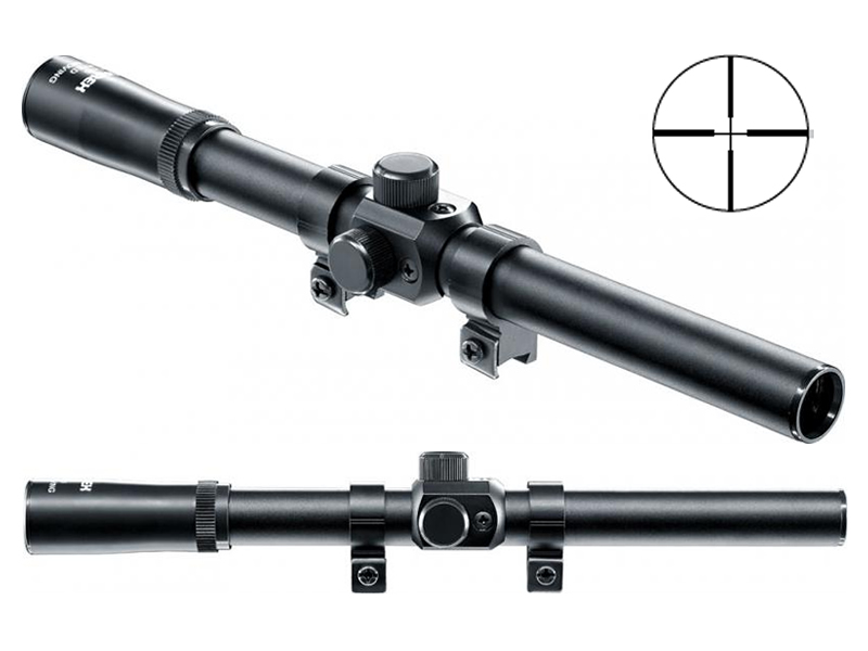 Luftgewehr-Zielfernrohr UMAREX 4x15, Absehen 8, inkl. 11mm Montage