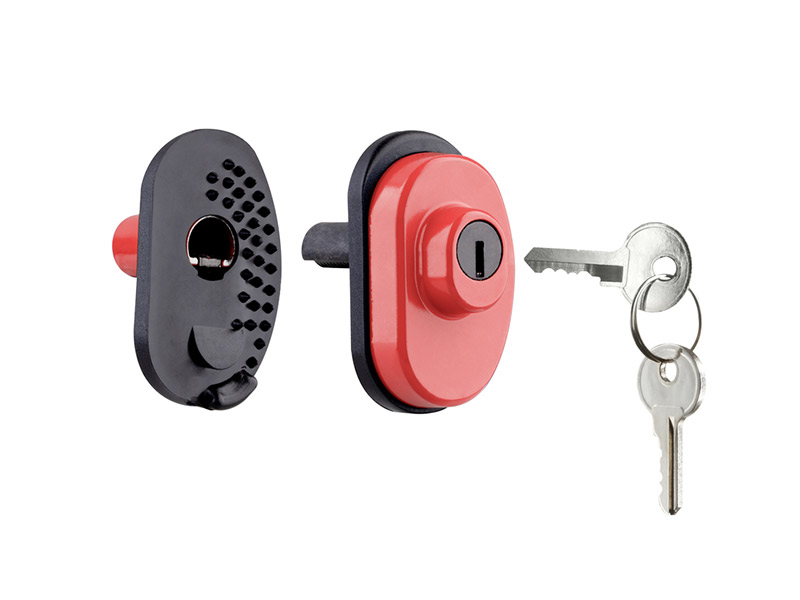 Abzugschloss Umarex Trigger Lock rot mit 2 Schlüsseln und Gummipolster
