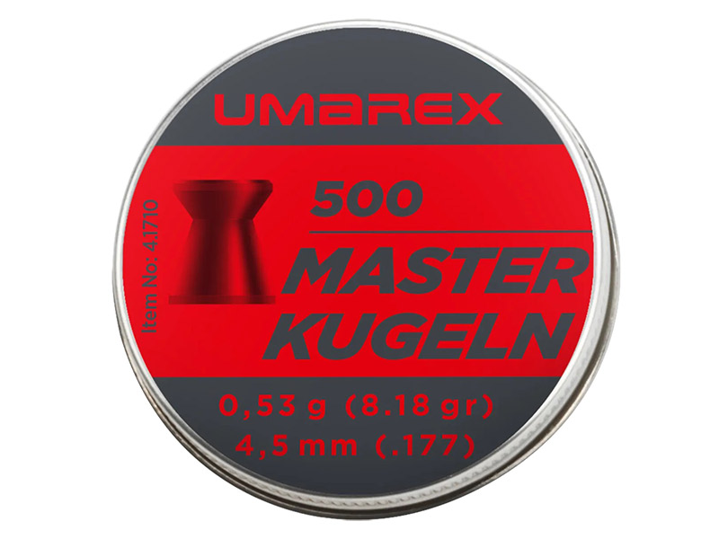 Flachkopf Diabolos Umarex Masterkugeln Kaliber 4,5 mm 0,53 g glatt 500 Stück
