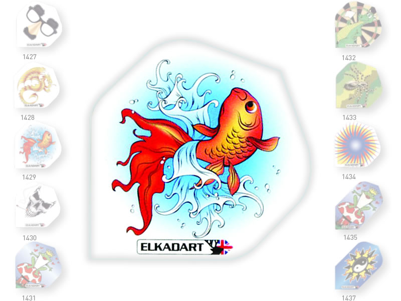 Elkadart Metronic Flights Rainbow Fish Diamond Form 3 Stück