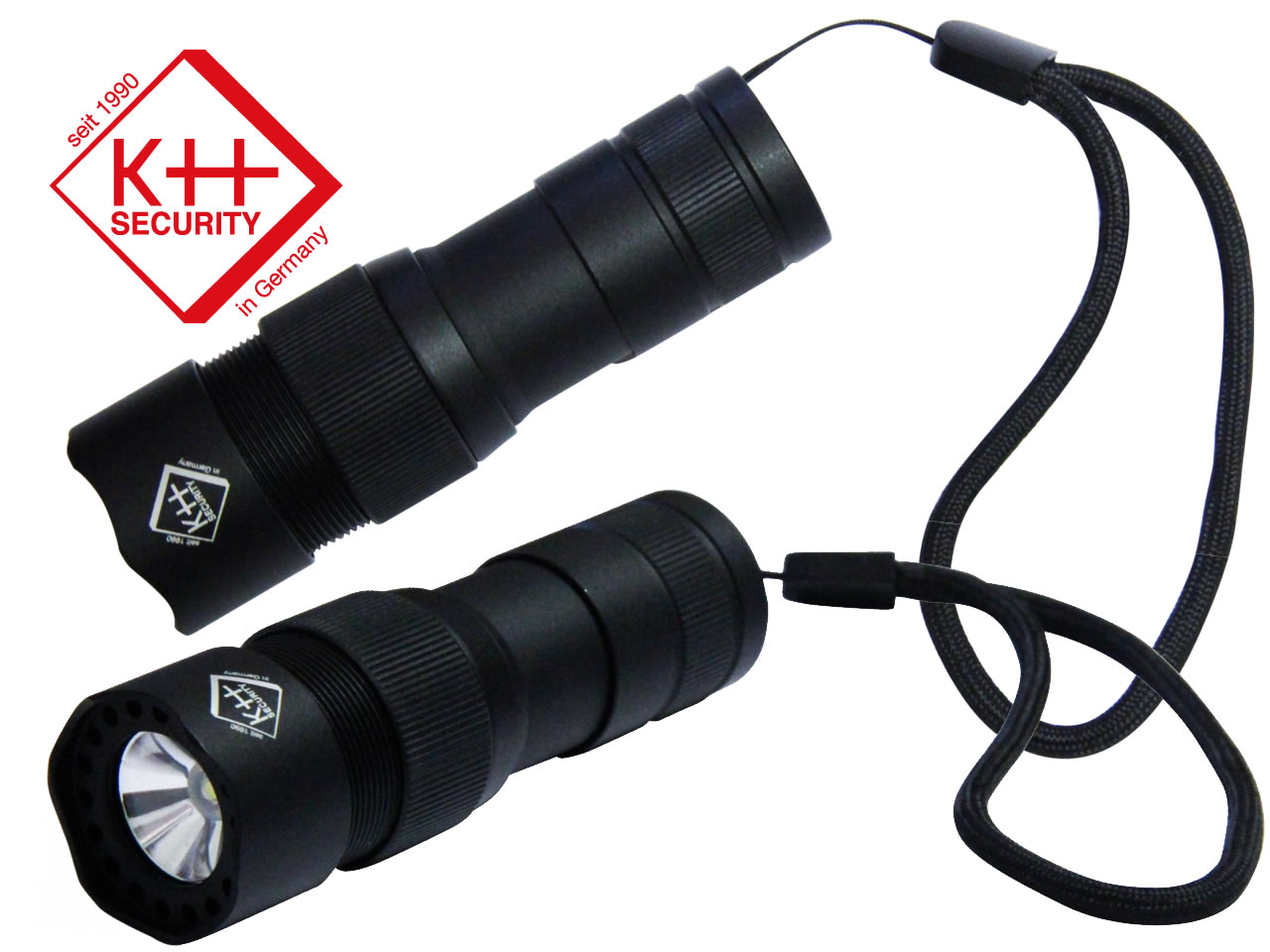 extra laut Xavax Taschenalarm Midi2 mobile Alarmanlage für Handtasche oder Schlüsselbund mit LED Taschenlampe und Trageschlaufe 115 dB 