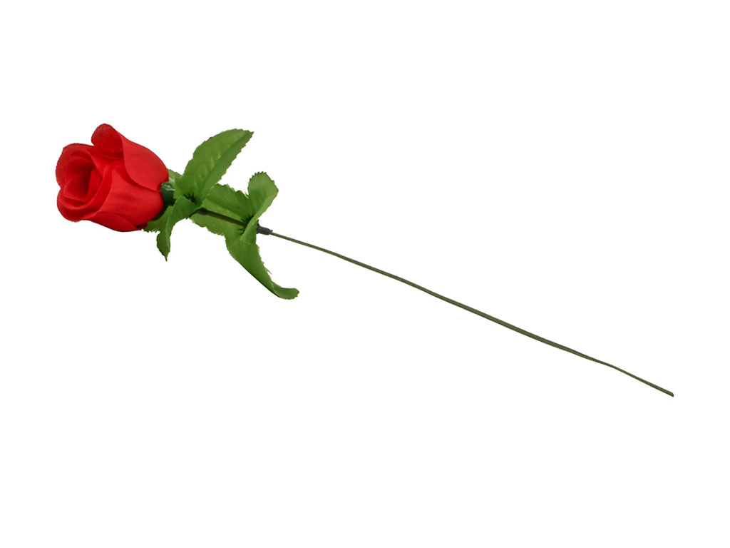 Schießbudenblume rote Rose Länge 45 cm 1 Stück