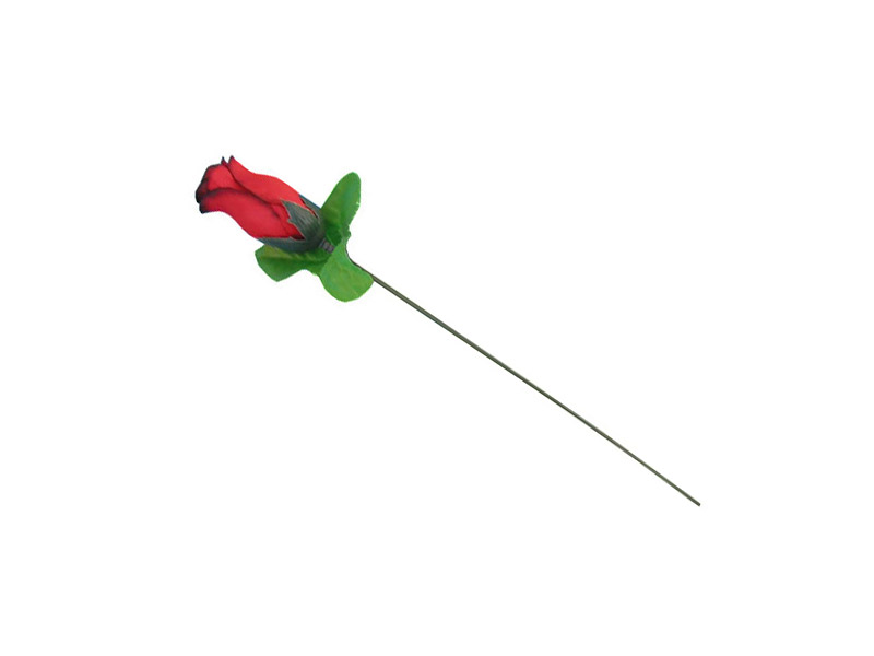 Schießbudenblume rote Rose Länge 23 cm 1 Stück