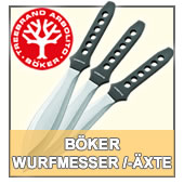 Wurfmesser, Wurfmesser-Set, Böker, made in Germany,