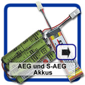 AEG und S-AEG Akkus