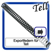 Exportfedern von Tell