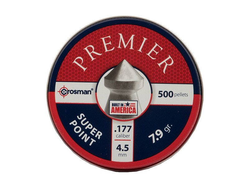 Spitzkopf Diabolos Crosman Premier Super Point Kaliber 4,5 mm 0,51 g glatt 500 Stück