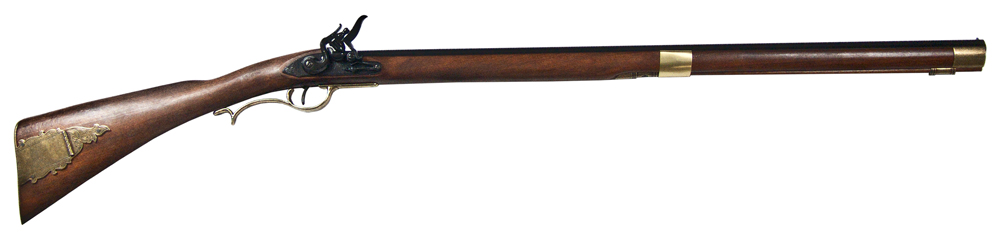 Dekogewehr Nachbau Modell Kentucky USA 19.Jahrhundert, voll beweglich 112cm
