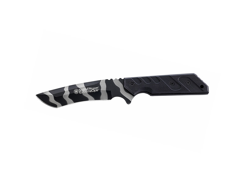 Einhandmesser Smith & Wesson Extreme Ops SW6 Stahl 440 Klingenlänge 14 cm inklusive Nylonscheide (P18)