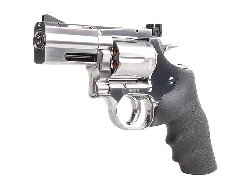 CO2 Revolver Dan Wesson 715 2,5 Zoll vernickelt Kaliber 4,5 mm BB (P18)