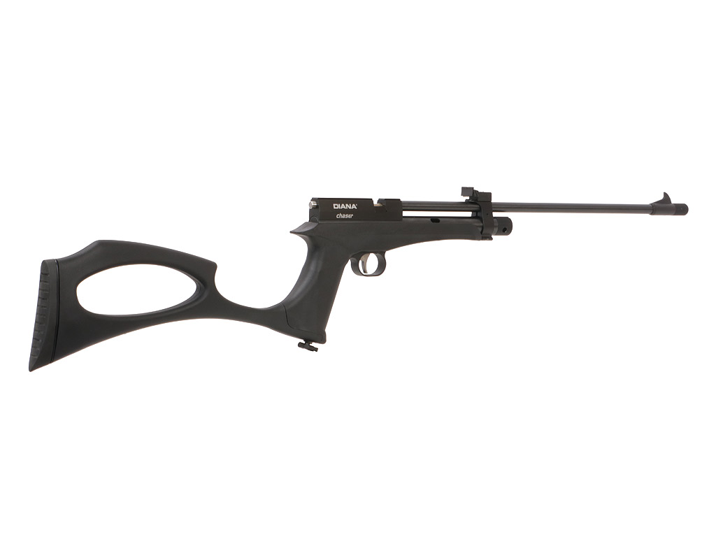 CO2 Pistole und Gewehr Diana Chaser Rifle Set mit Schalldämpfer Kaliber 4,5 mm (P18)