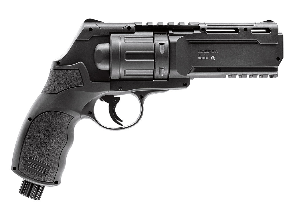 CO2 Markierer Home Defense Revolver Umarex T4E HDR 50 für Gummi-, Pfeffer- und Farbkugeln Kaliber .50 (P18)