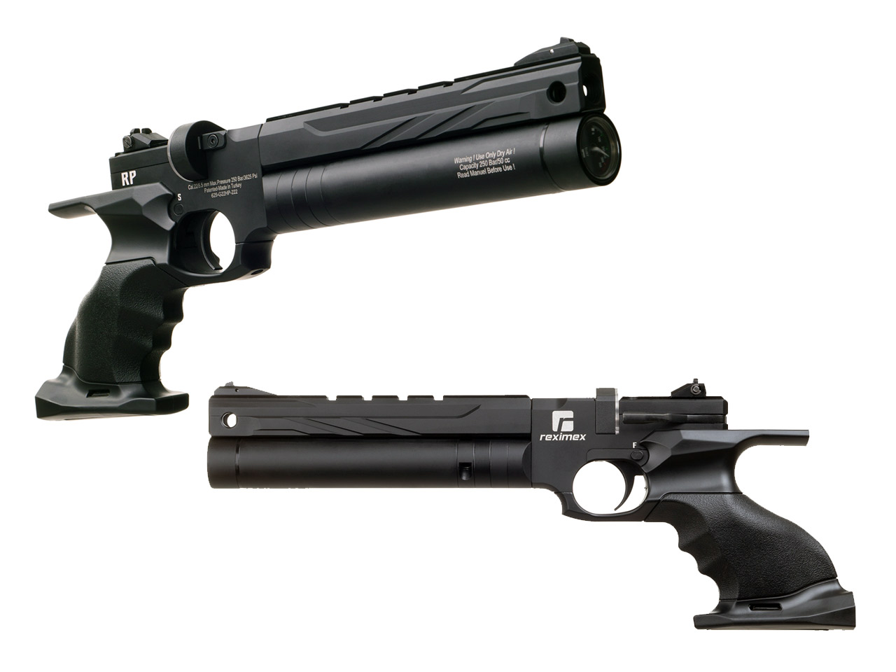 Pressluftpistole Reximex RP Kunststoff Griff Hinterschaft Regulator Kaliber 4,5 mm (P18)