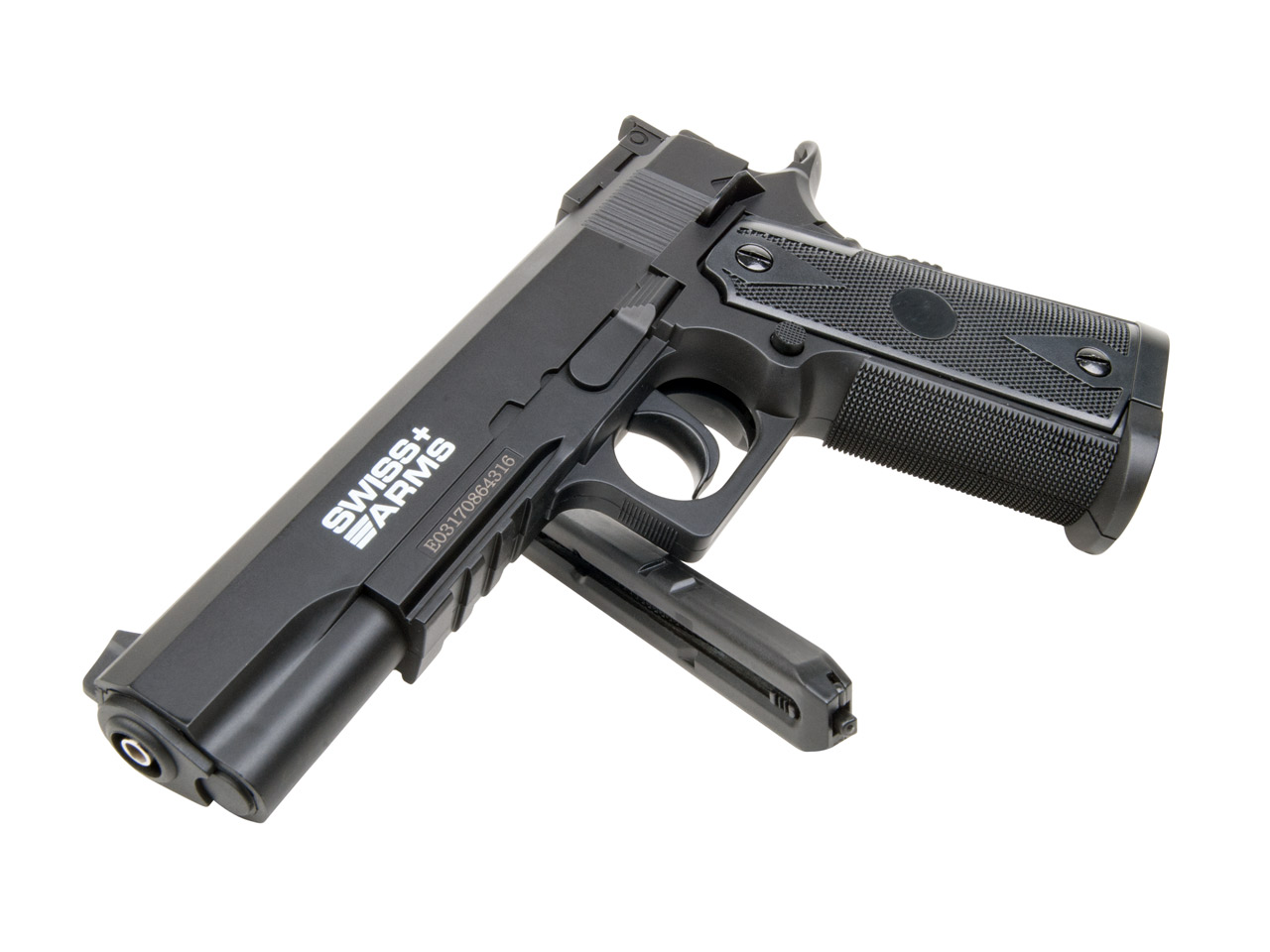 CO2 Pistole Swiss Arms P1911 Match Non Blowback Kaliber 4,5mm (P18)