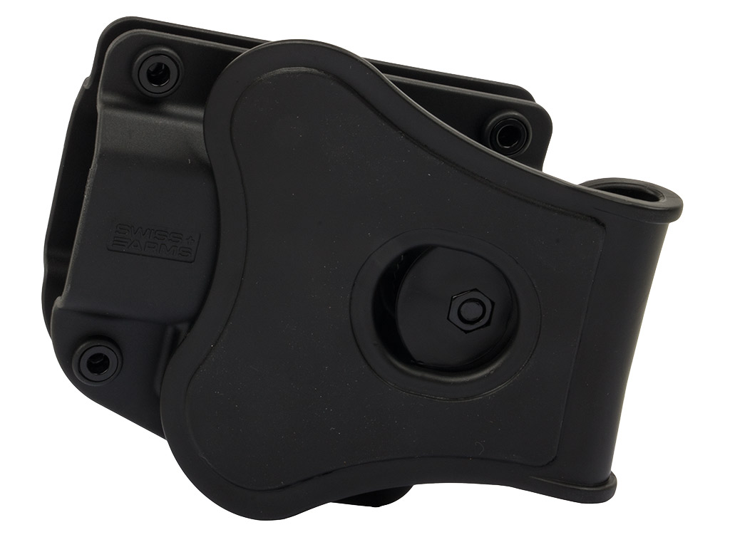 Schnellziehholster Paddel Holster Gürtelholster Swiss Arms AdaptX passend für über 200 Modelle Kunststoff schwarz