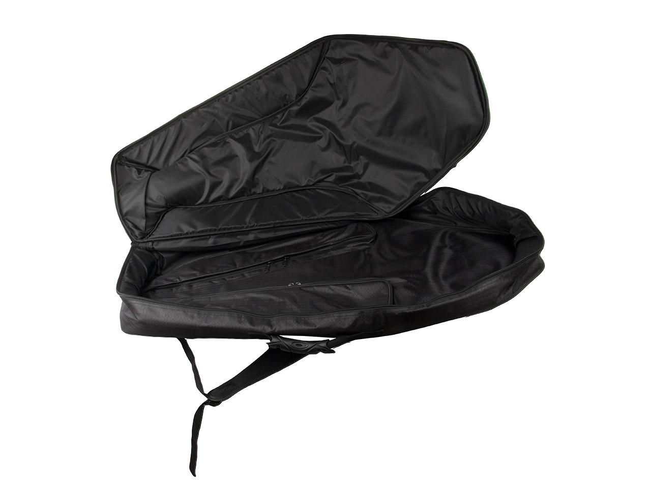 Armbrusttasche Transporttasche Rucksack Tell Sport Carbocross 97 x 50 cm schwarz 3 separate Taschen