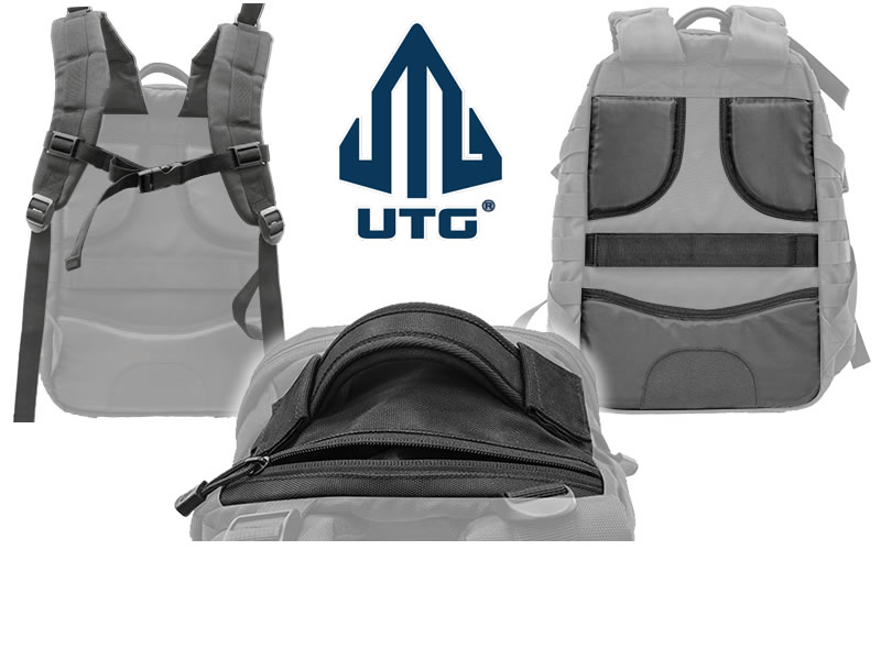 Rucksack UTG 1Day Situational Preparedness Pack schwarz unzählige Taschen
