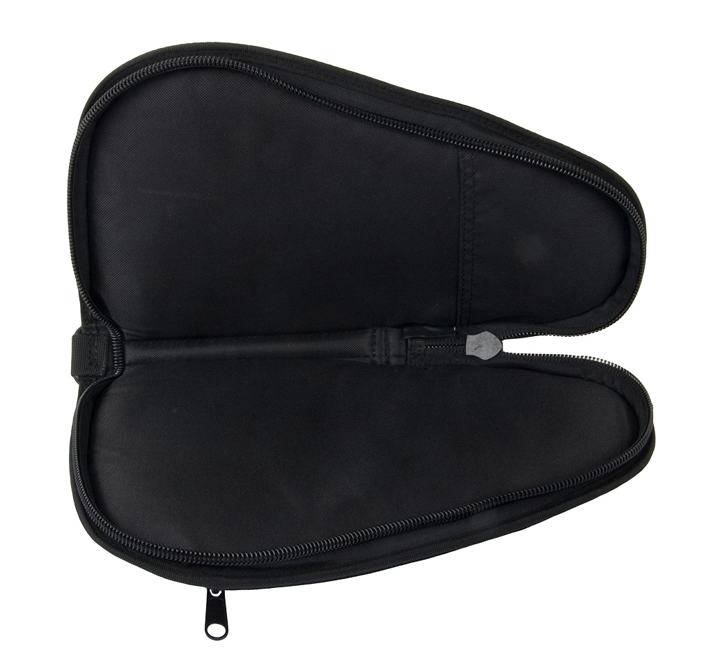 Pistolenfutteral Pistolentasche Transporttasche Coptex 30 x 17 cm abschließbar Außentasche für große Pistolen oder Revolver schwarz