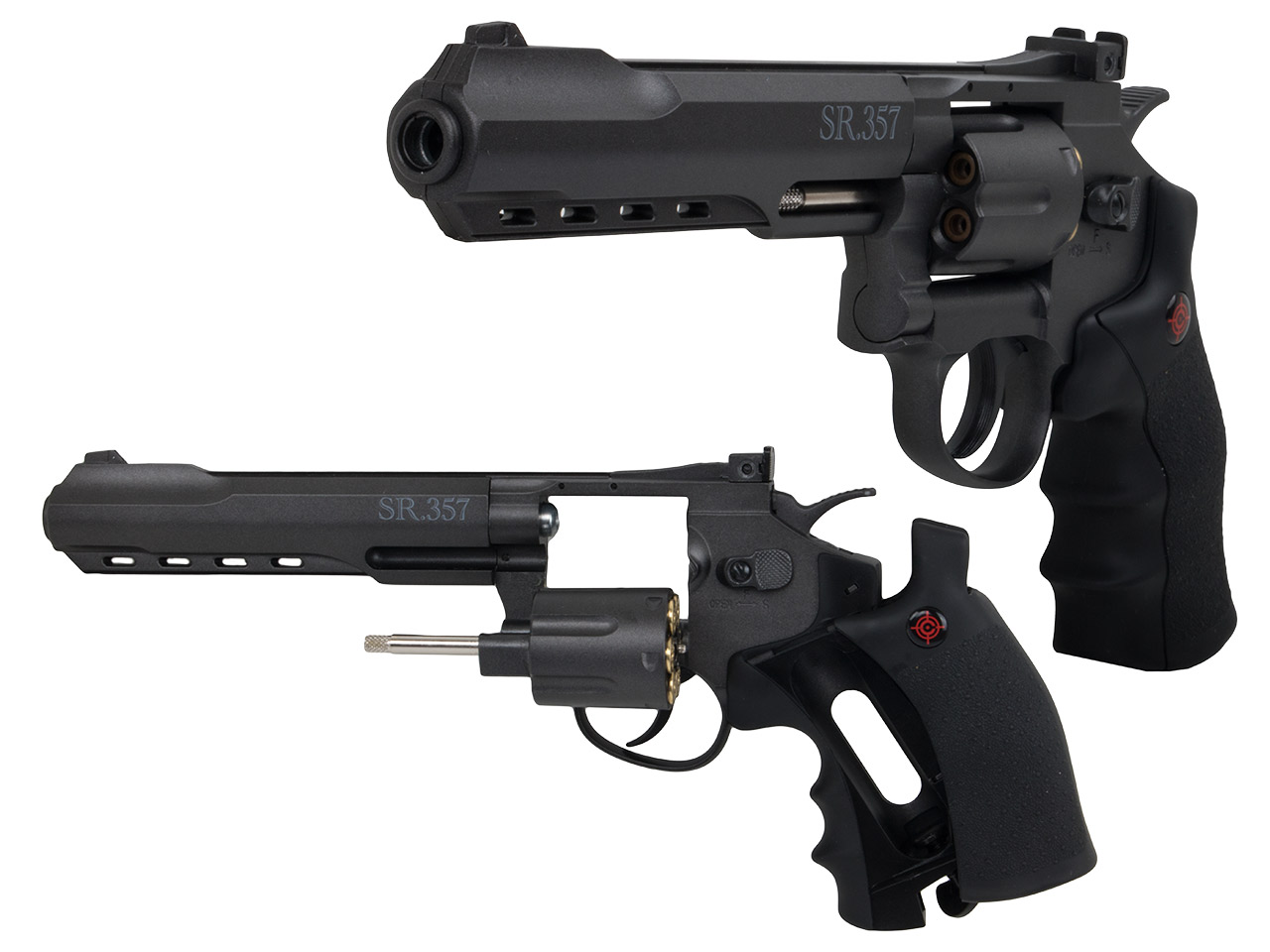 CO2 Revolver Crosman SR357 schwarz Kaliber 4,5 mm BB (P18)