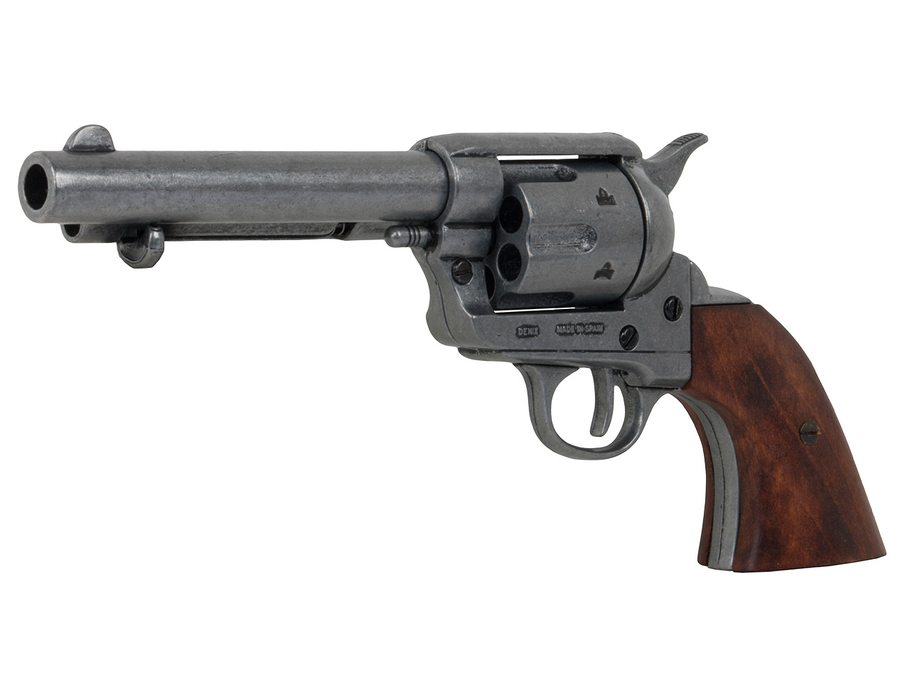 Deko Revolver US Kavalleriecolt Denix Colt .45 Peacemaker USA 1873 5,5 Zoll altgrau