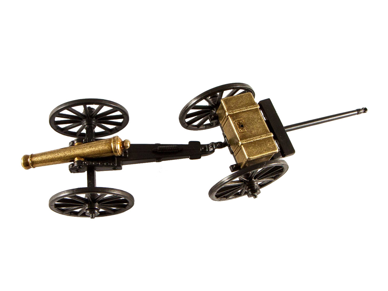 Denix Deko Miniatur Munitionswagen, Amerikanischer Bürgerkrieg, USA 1857