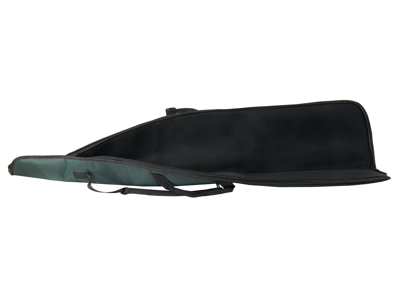 Gewehrfutteral Gewehrtasche 115 x 20 cm Polyester Außentasche grün schwarz für Waffen mit Zielfernrohr