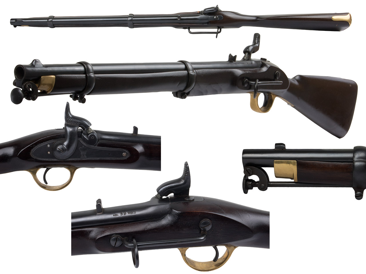 Vorderlader Perkussionsgewehr Enfield Cavalry Carbine 21 Zoll Pattern 1856 Kaliber .59 bzw. 15 mm (P18)