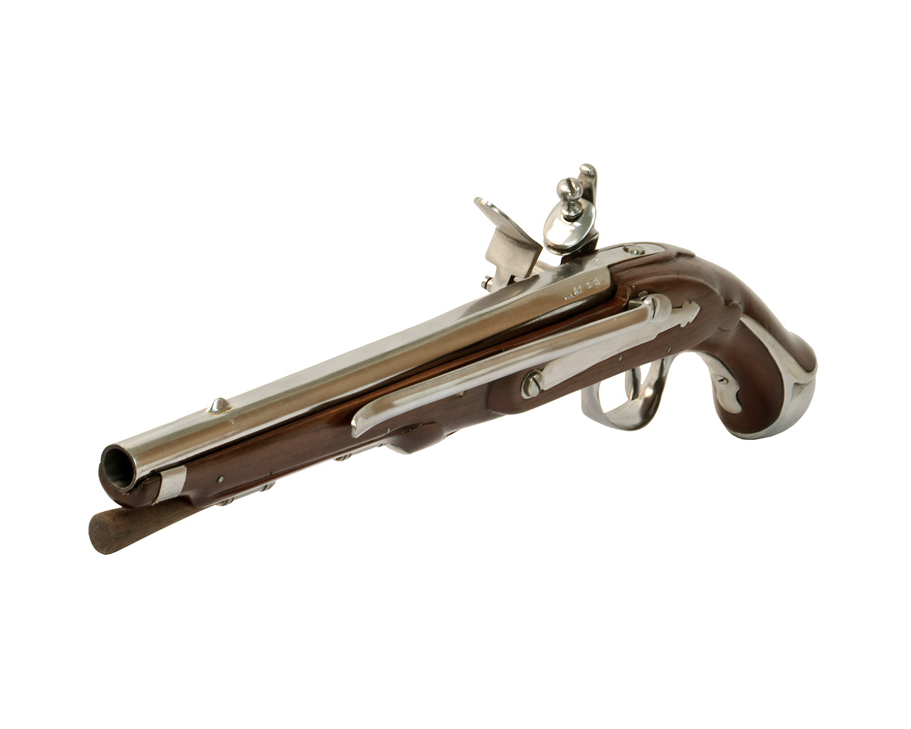 Vorderlader Steinschlosspistole French 1733 Flintlock Pistol, stahl, Kaliber .62 bzw. 15,8 mm (P18)