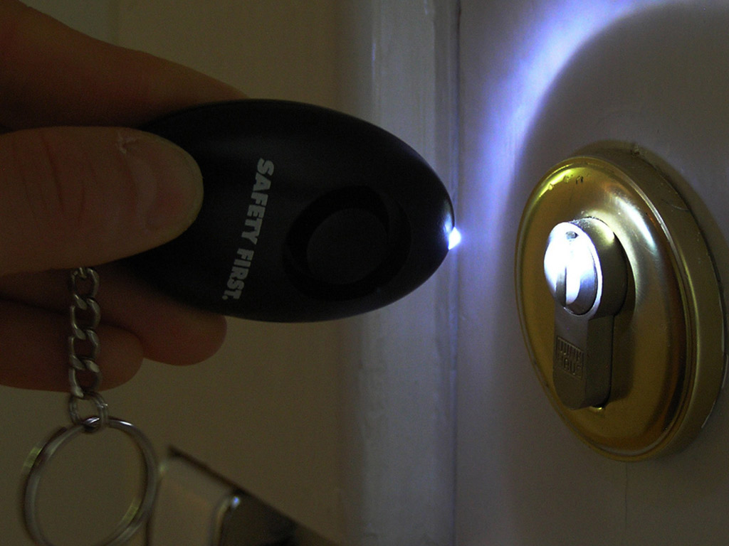KH Security Schlüsselalarm inklusive LED-Lampe