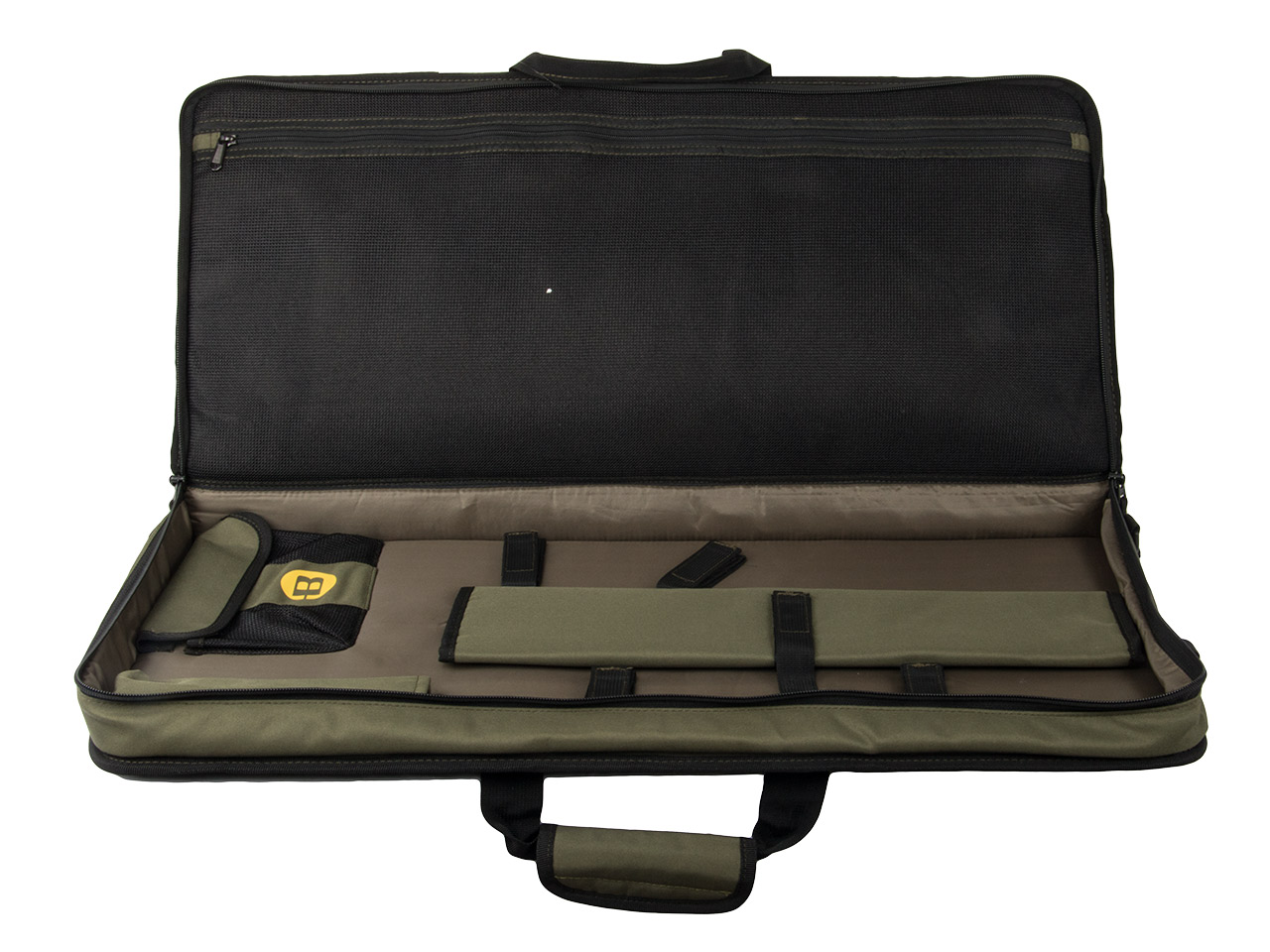 Pistolenfutteral Pistolentasche Transporttasche Bergara 69 x 30 cm abschließbar für Kipplaufbüchse BA13 Take Down oder Pistolen grün