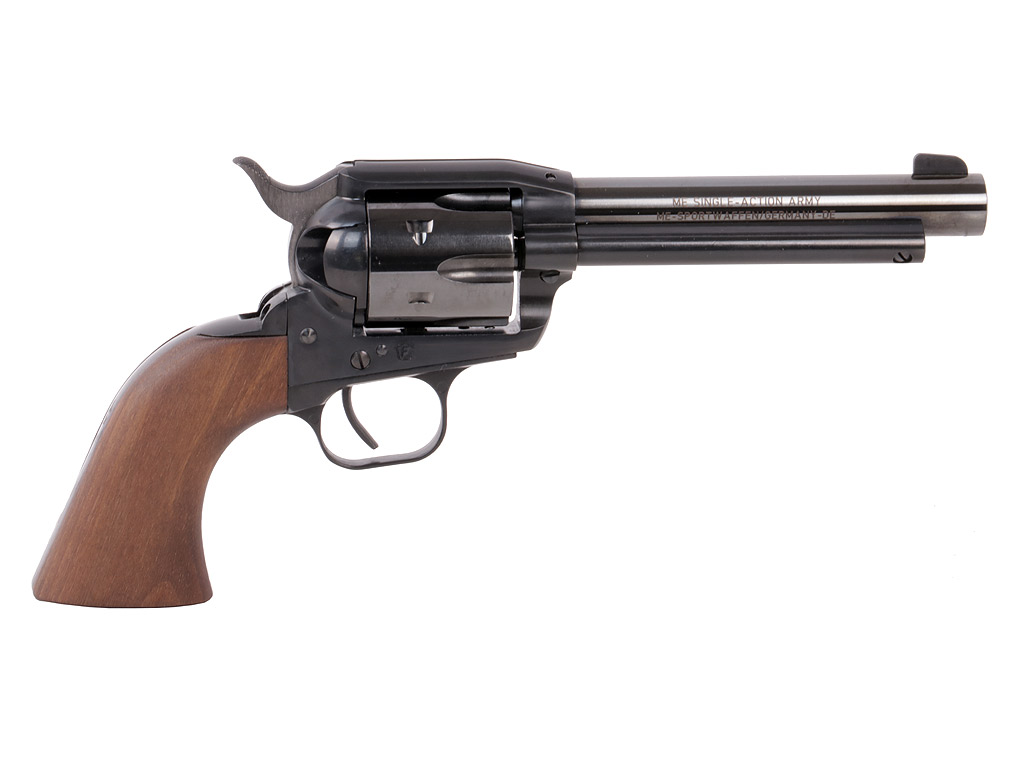 Komplettset LEP Druckluft Revolver ME Single Action Army 5,5 Zoll, Kaliber 5,5 mm (P18)