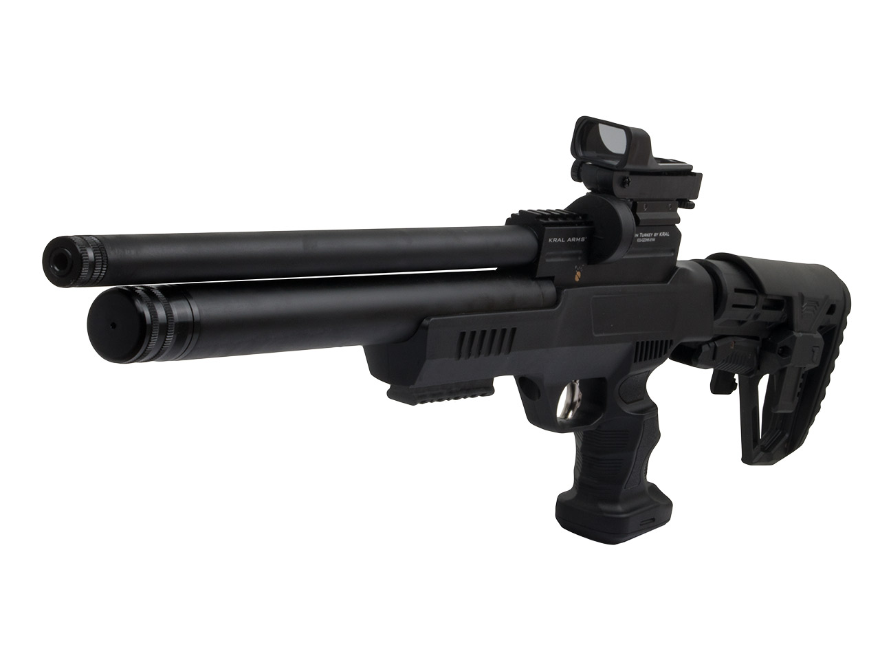 Pressluftgewehr Kral Arms Puncher NP-03 Carbine Kunststoffschaft inklusive Red Dot Kaliber 4,5 mm (P18)