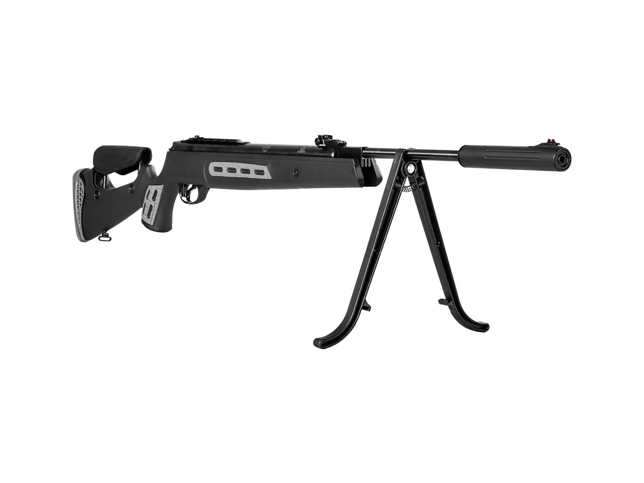 Knicklauf Luftgewehr Leader Hatsan 125 Sniper Kunststoffschaft Zweibein Trageriemen Kaliber 4,5 mm (P18)