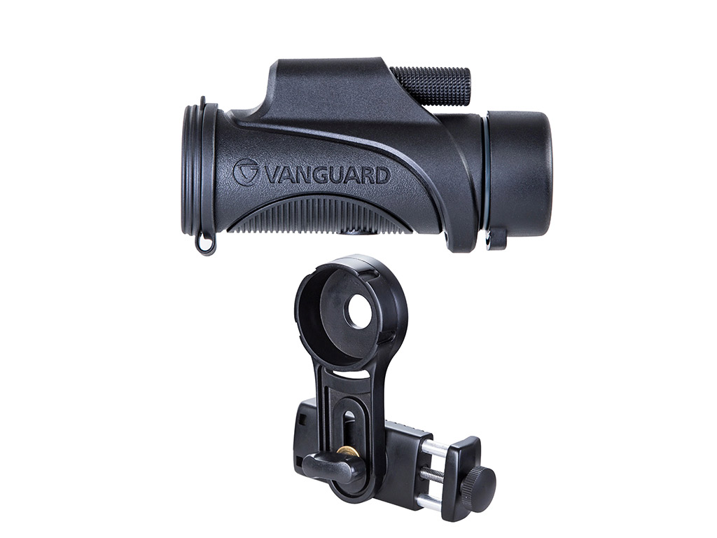 Monokular Vanguard VESTA 8320M mit Smart Phone Digiscoping Kit