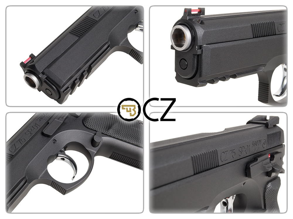 CO2 Pistole CZ SP-01 Shadow Blowback Vollmetall Kaliber 4,5 mm BB (P18)
