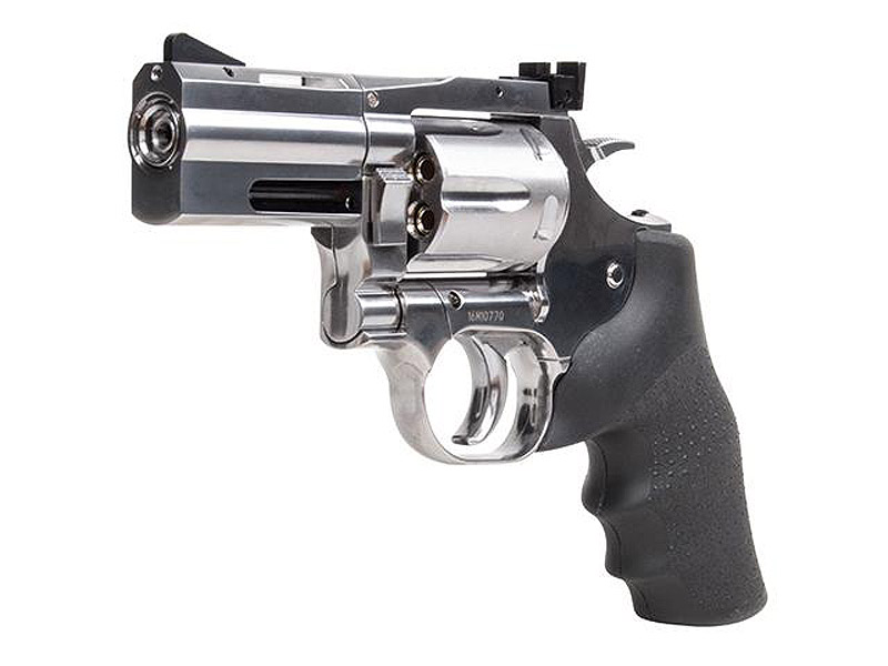 CO2 Revolver Dan Wesson 715 2,5 Zoll vernickelt Kaliber 4,5 mm Diabolo (P18)