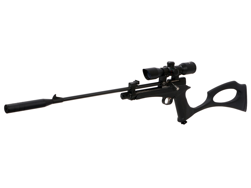 CO2 Pistole und Gewehr Diana Chaser Rifle Set mit Schalldämpfer Kaliber 4,5 mm (P18)