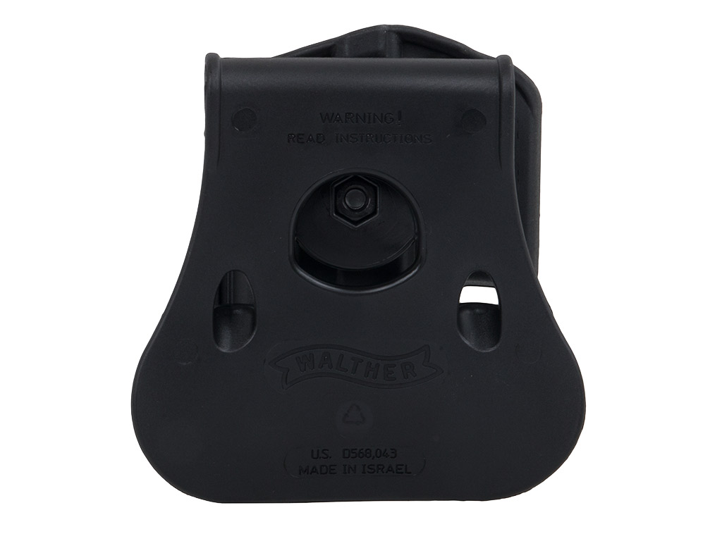 Schnellziehholster Paddel Holster Gürtelholster für Schreckschuss Pistole Walther PPQ M1 PPQ M2 P99 Kunststoff schwarz