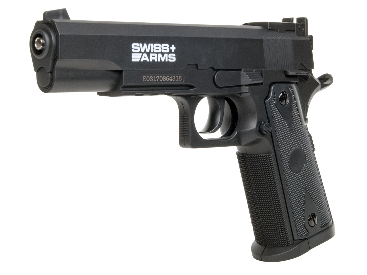 CO2 Pistole Swiss Arms P1911 Match Non Blowback Kaliber 4,5mm (P18)