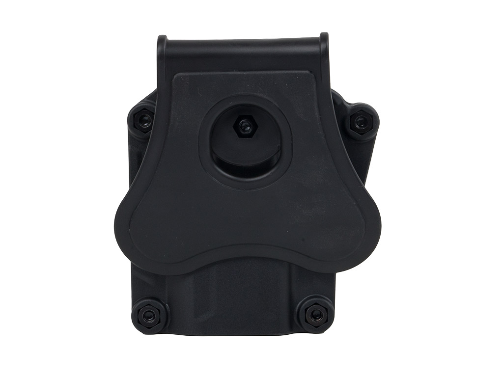 Schnellziehholster Paddel Holster Gürtelholster MultiFit einstellbar für diverse Pistolentypen Kunststoff schwarz
