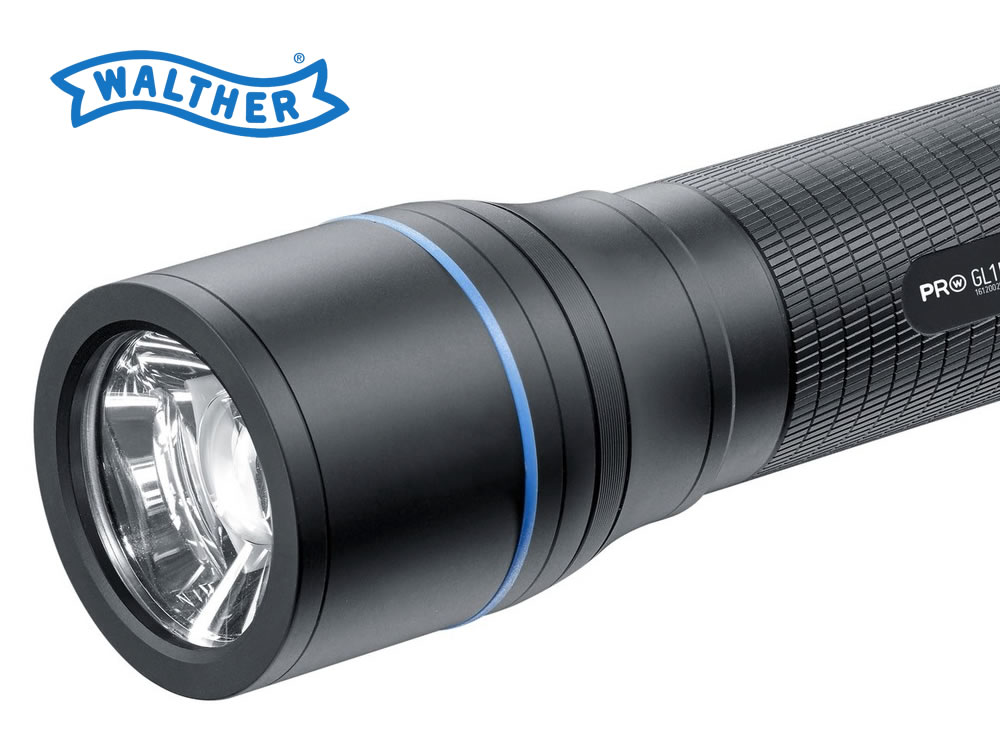 Taschenlampe Walther GL1500r  Akku 1350 Lumen 300 m Cree XHP50 LED