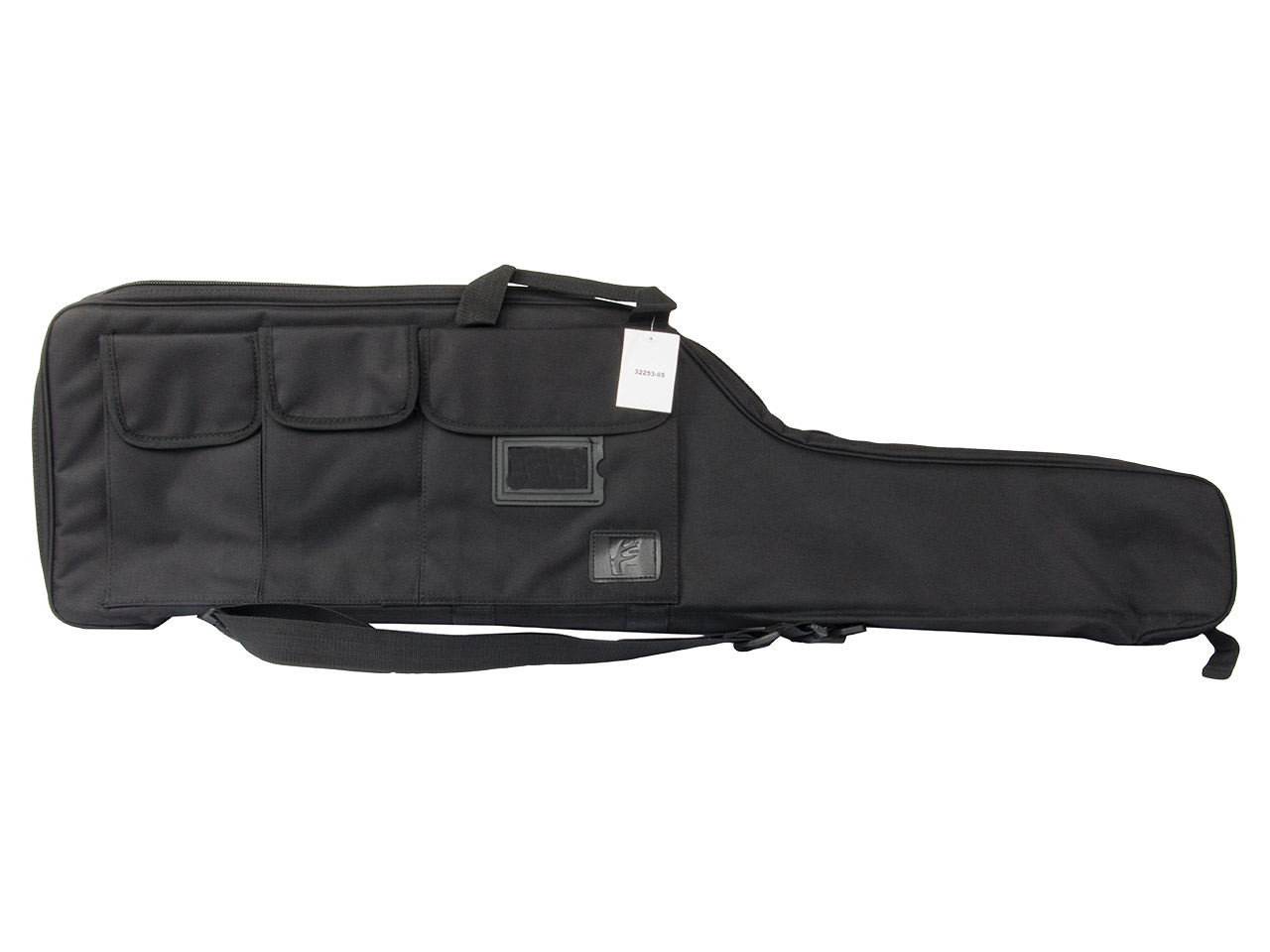 Gewehrfutteral Gewehrtasche Fritzmann 100 x 25 cm abschließbar Nylon Trageriemen 3 Außentaschen schwarz