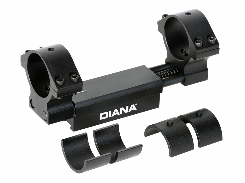 Zielfernrohrmontage Diana ZR Zero Recoil rückstoßfrei 1-teilig für 1 Zoll oder 30 mm Tubus für 11 mm Prismenschiene