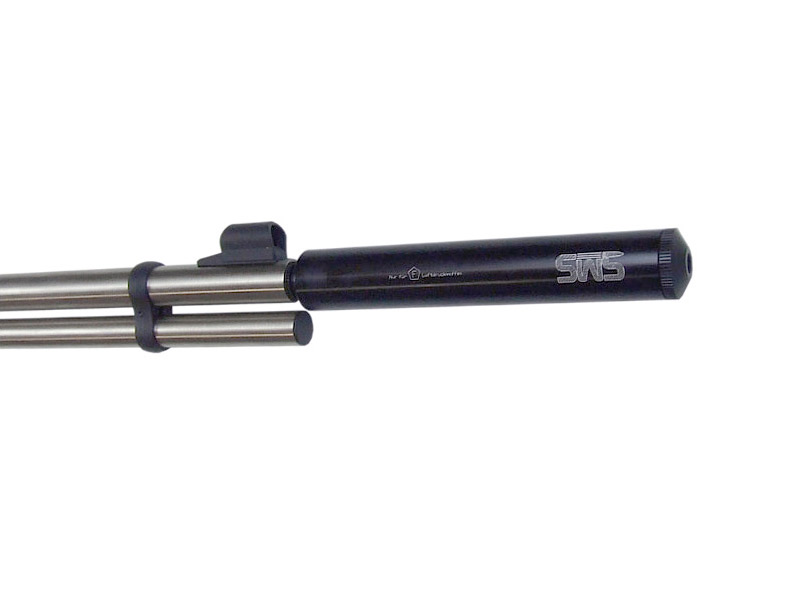 CO2 Gewehr Walther Lever Action Steel Finish mit Adapter und SWS Schalldämpfe Kaliber 4,5 mm (P18)