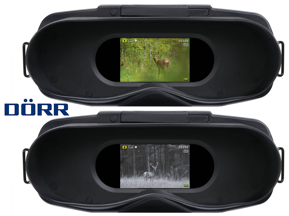 DOERR Digitales Nachtsichtgerät ZB-100PV, 2. Generation, 2x Zoom, mit Foto und Videoaufnahmefunktion