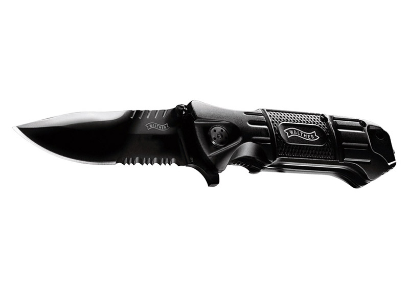 Einhandmesser Walther BTK Black Tac Knife Stahl 440C Klingenlänge 8,5 cm (P18)