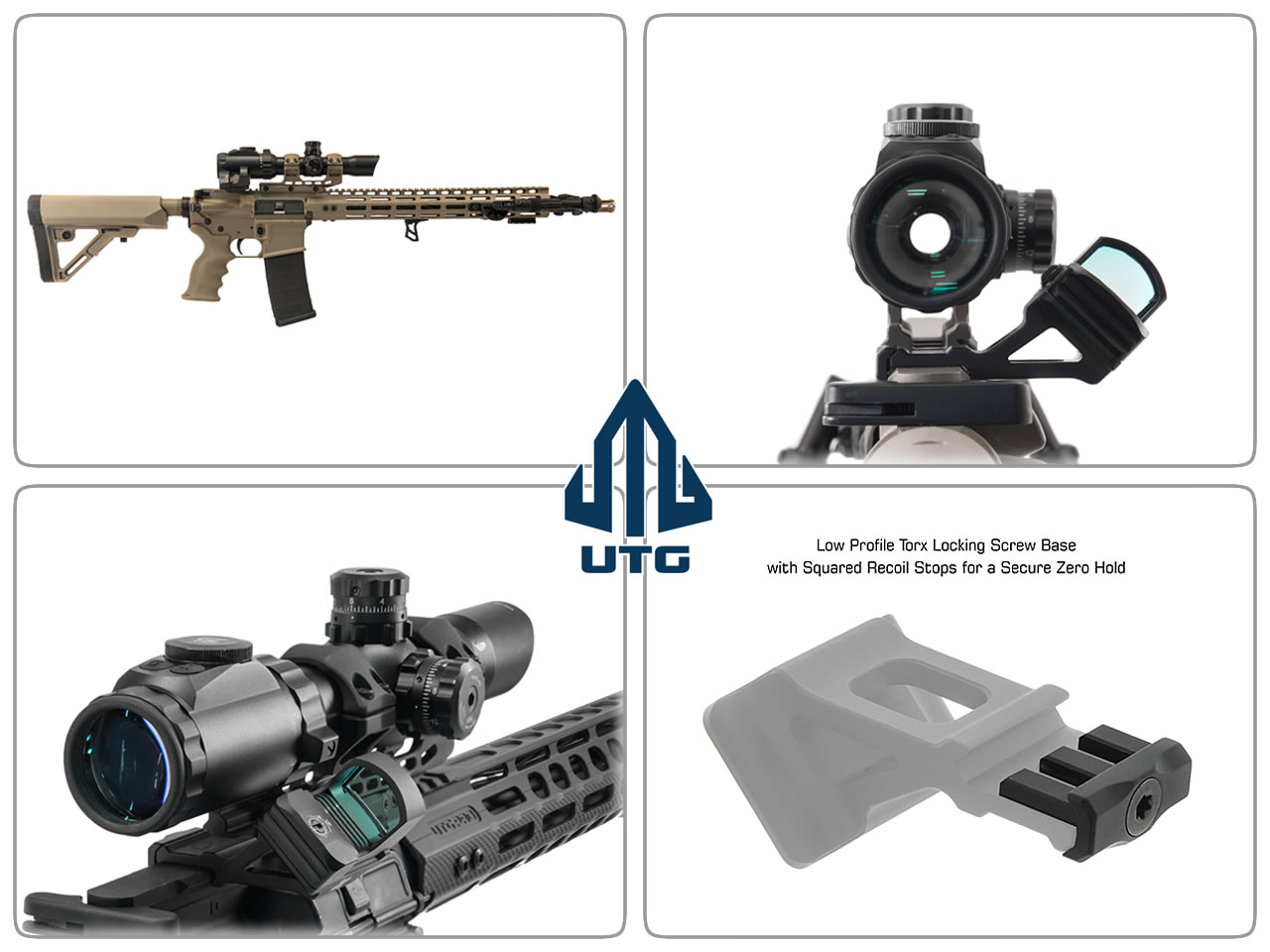 UTG 45 Grad Montage für UTG Reflex Sights RDM20R+G und Docter Basis