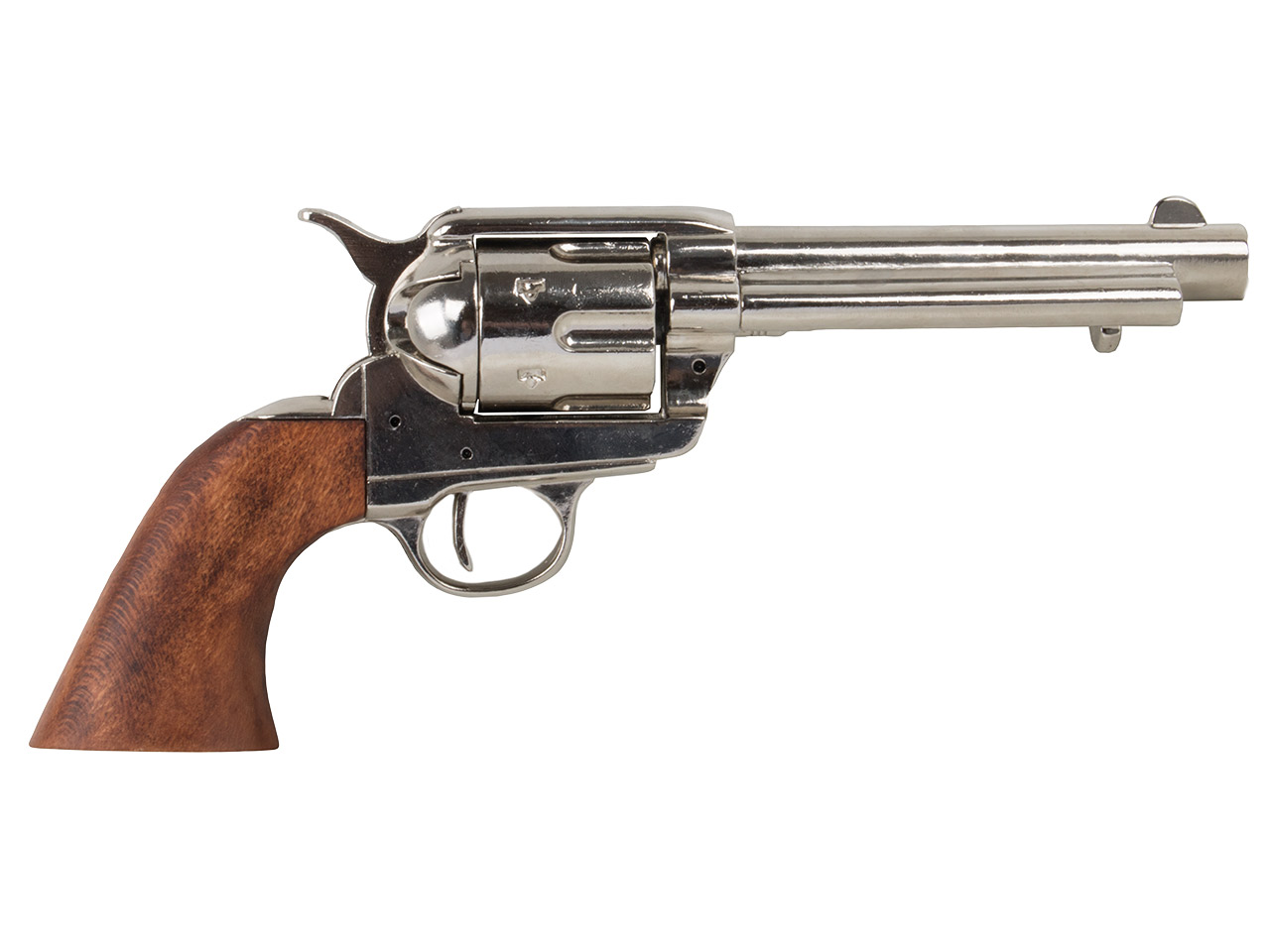 Deko Revolver US Kavalleriecolt Denix Colt .45 Peacemaker USA 1873 5,5 Zoll nickel