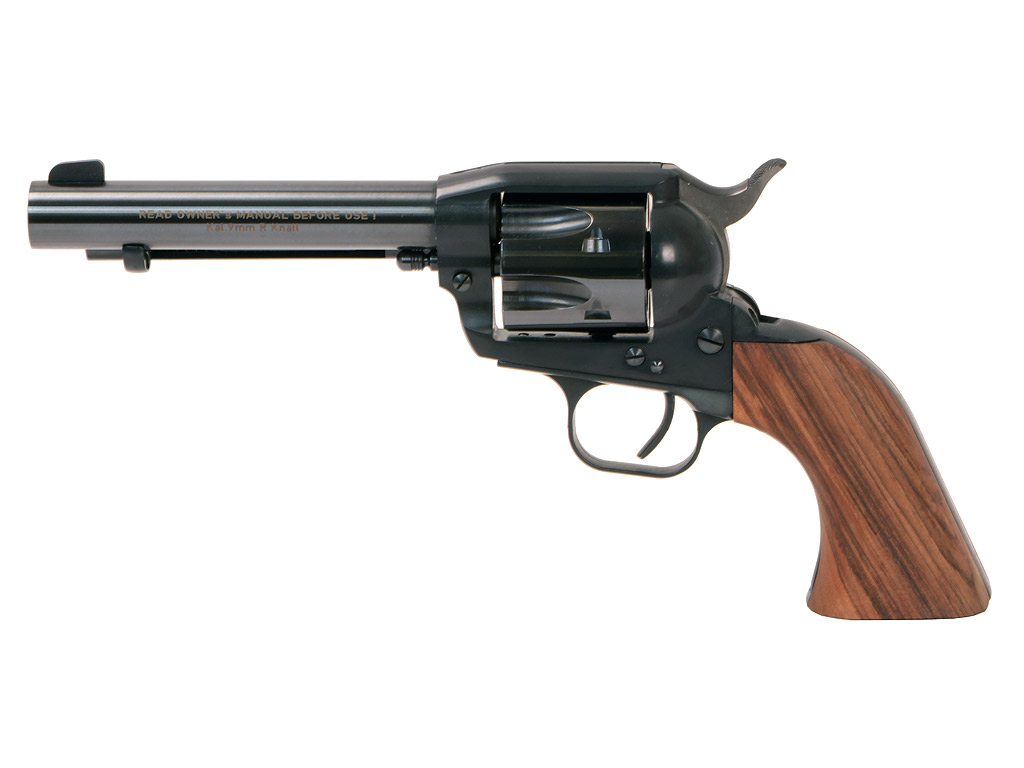 Holzgriff für Schreckschuss-, Gas-, Signalrevolver Weihrauch Single Action ME 1873 Hartford und LEP Revolver ME SAA glatt